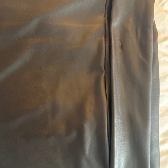 Elegant Black Maxi Skirt Sexy Diva XXL Leather look Body Con - Picture 7 of 7